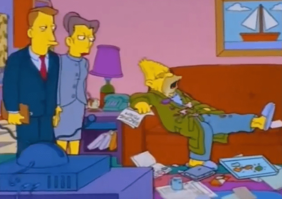 The Simpsons Fight DCF