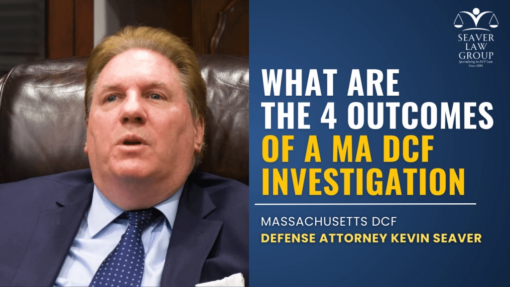 What Are the 4 Outcomes of a MA DCF Investigation 3